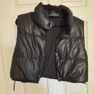 Black Puffer Vest